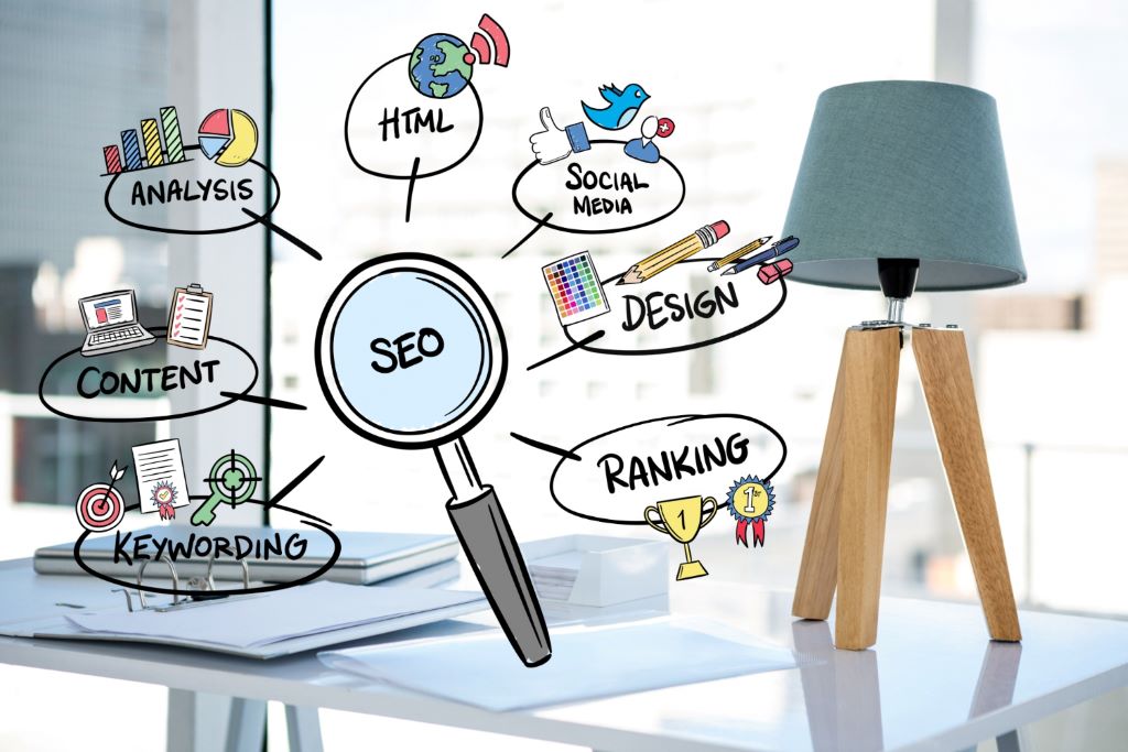 magnifying glass with seo concepts - which ecommerce platform is best for seo,eCommerce SEO,Best eCommerce platform for small businesses,eCommerce platform features for SEO,best ecommerce platform for seo