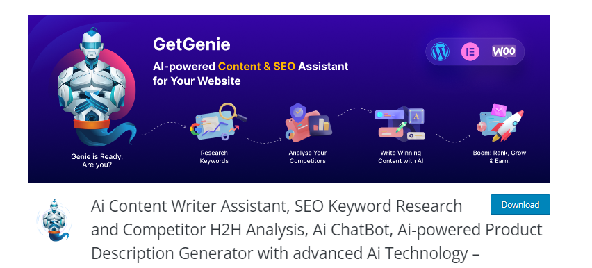 Get Genie WordPress AI Plugin