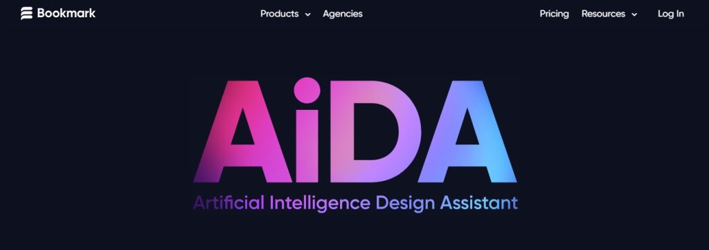 Bookmark AIDA ai website creator