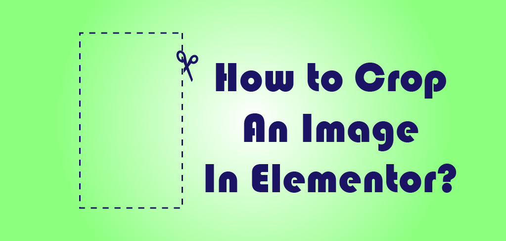 how to crop an image in elementor?